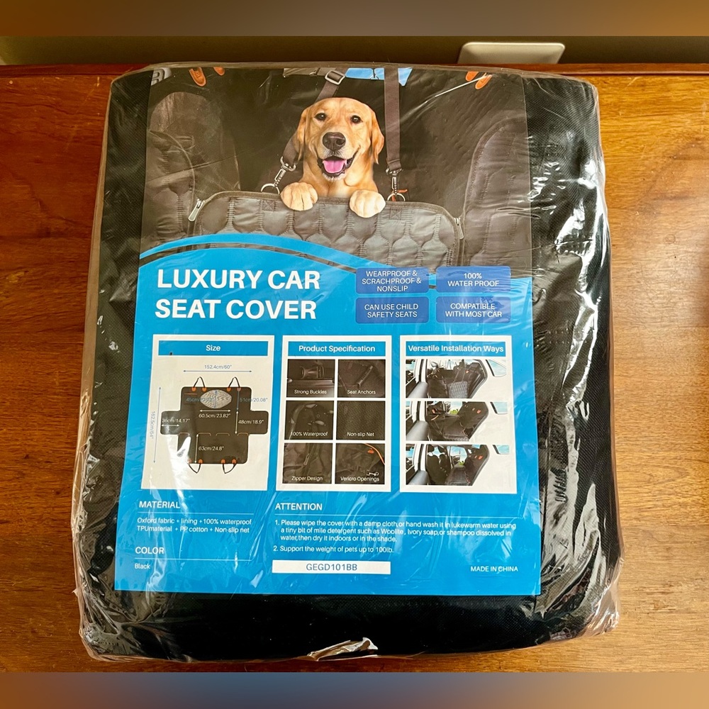 NEW Luxury Car Seat Cover/ Pet Car Seat Cover